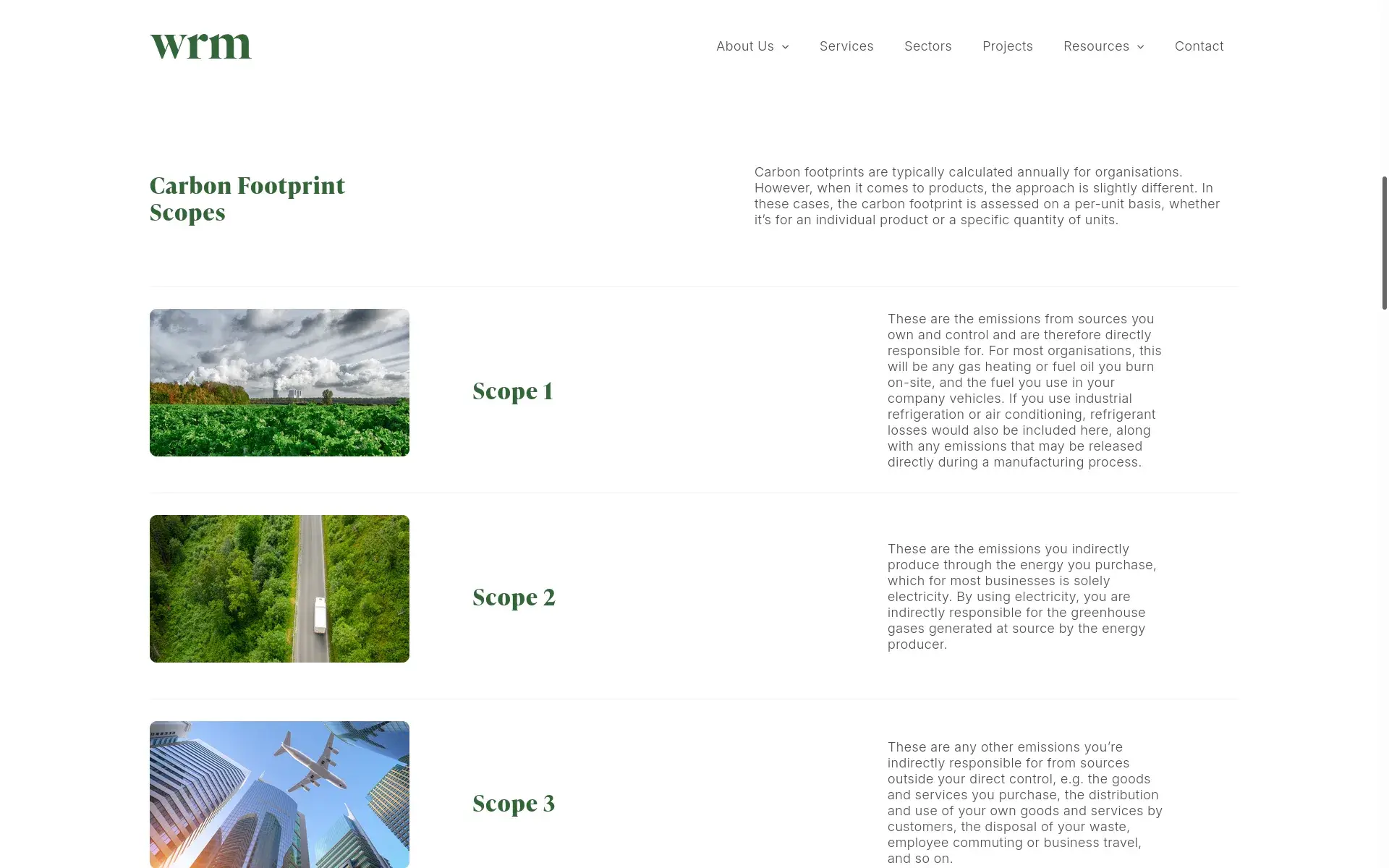WRM content block detail